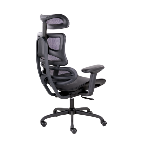 Кресло Кинетик, черный, сетка - фото 4