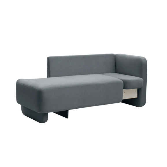 Кушетка-диван Хьюст-1, темно-серый - фото 3