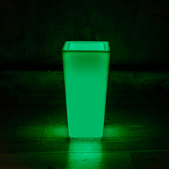 Светящееся LED кашпо-конус Flow 220V RGB L - фото 2