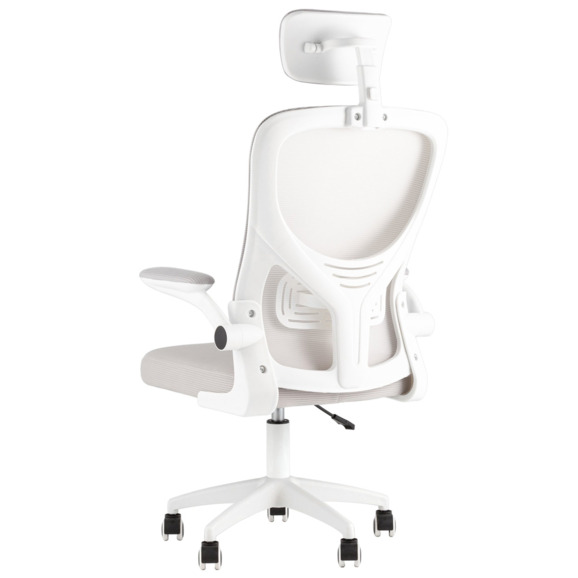 Кресло офисное TopChairs Core, серый, белый - фото 5