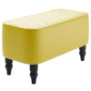Банкетка Лотик, экокожа, желтый
