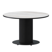 Фотография товара Стол нераздвижной Римс, 1000мм, фрост, черный муар от компании ChiedoCover.