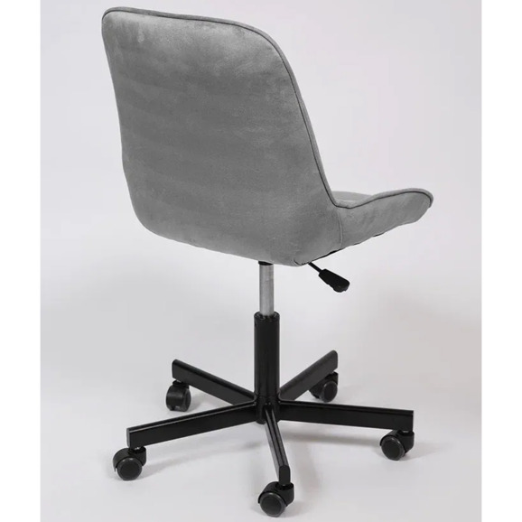 Стул Мускус, пятилучие, велюр, серый, черный - фото 4