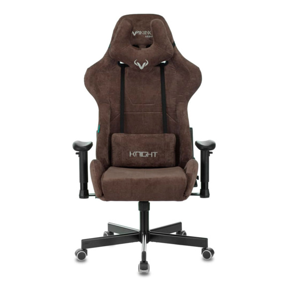 Кресло игровое Бюрократ Viking Knight LT10 Fabric коричневый - фото 4