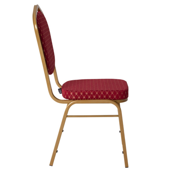 Стул Хит 20, жаккард Виолетта Бордо 703/2, каркас золото - фото 6