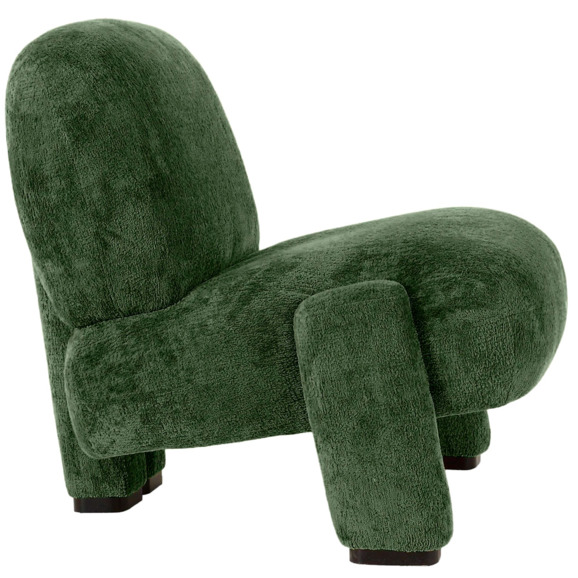 Кресло Orli, темно-зеленый, черный - фото 3