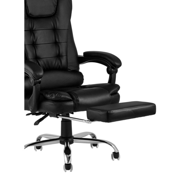 Кресло руководителя TopChairs President, черное - фото 6
