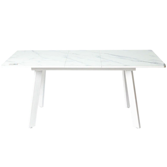 Обеденный стол Itinerary, раздвижной, белый - фото 3