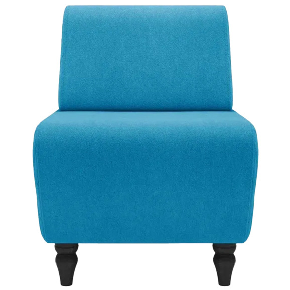 Кресло Лотик велюр, голубой - фото 2