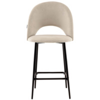 Фотография товара Стул полубарный Меган SN, велюр, бежевый от компании ChiedoCover.