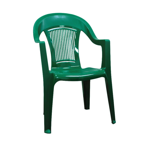 Кресло пластиковое Фламинго, тёмно-зеленое - фото 1