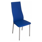 Фотография товара Стул Lima, ножки серебро, синий от компании ChiedoCover.