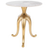 Стол журнальный Haiku, белый, золотой