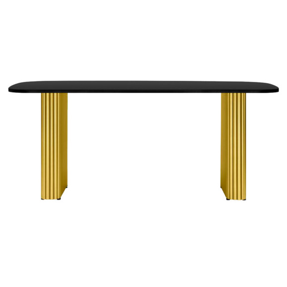 Бавария B 160 х 90 черная пленка шагрень / золото Бавария B 160 х 90 черная пленка шагрень / золото - фото 2