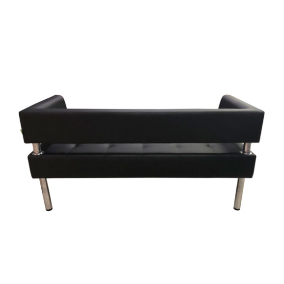 Диван Сантур трехместный, черный - фото 8