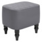 Настоящее фото товара Пуф Лотик, экокожа, серый, произведённого компанией ChiedoCover