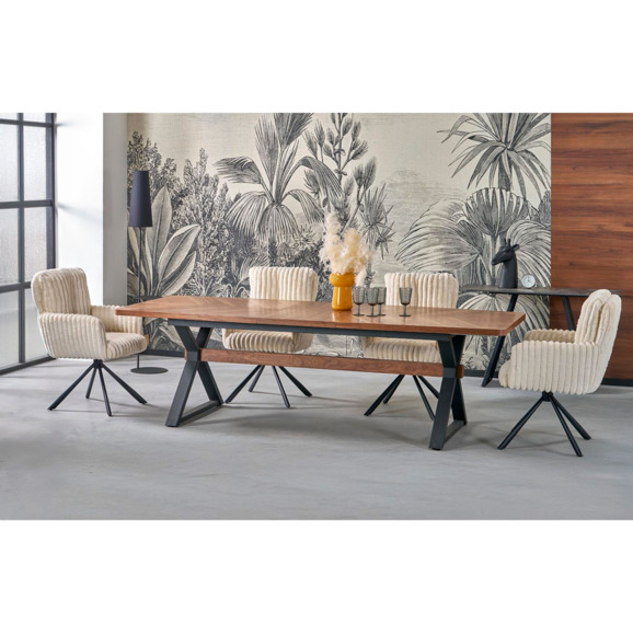 Стол обеденный Source, орех, черный - фото 3