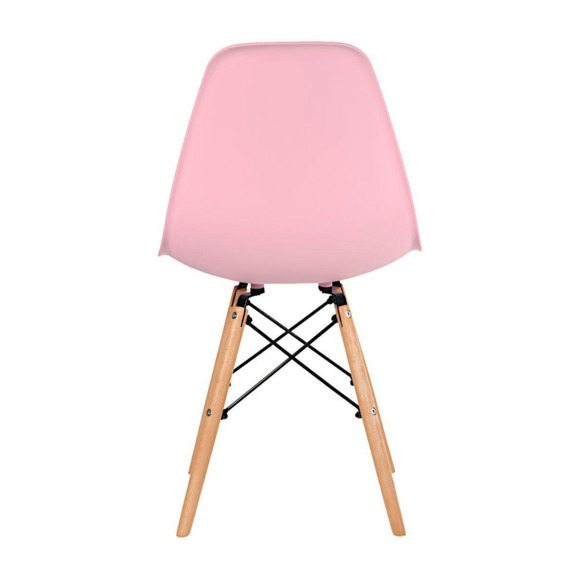 Стул пластиковый Eames, бук, розовый - фото 4