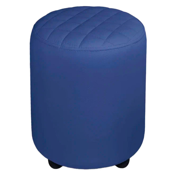 Пуф Тепал, экокожа, синий - фото 1