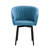 Фотография Стул на металлокаркасе Моншау крутящийся velutto 46 / черный Фотография товара Стул на металлокаркасе Моншау крутящийся velutto 46 / черный от компании ChiedoCover.