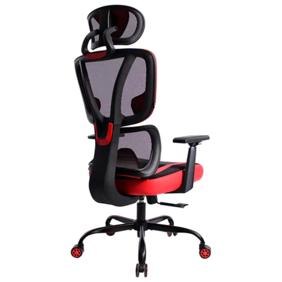 Кресло Qualm, черный, красный - фото 4