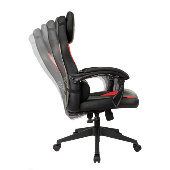 Кресло игровое Zombie Defender черный/красный Кресло игровое Zombie Defender черный/красный - фото 6