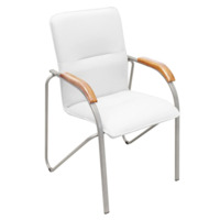 Настоящее фото товара Стул-кресло Самба, белый, произведённого компанией ChiedoCover