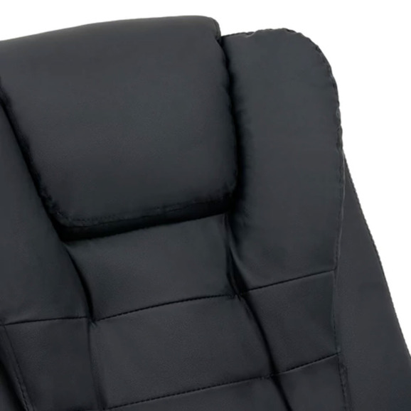 Кресло офисное Null, черный, 6 массажных модулей - фото 12