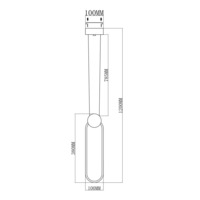 Светодиодный подвесной светильник V5023-2PL Store