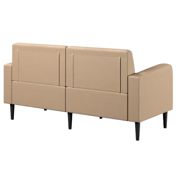 Диван Папилла, экокожа, 162 см, санд - фото 3