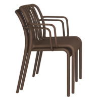 Фотография Стул Gorg с подлокотниками, коричневый Фотография товара Стул Gorg с подлокотниками, коричневый от компании ChiedoCover.