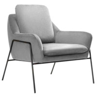 Фотография Кресло Luster, серый от производителя ChiedoCover, картинка продукции, реальное фото товара Настоящее фото товара Кресло Luster, серый, произведённого компанией ChiedoCover