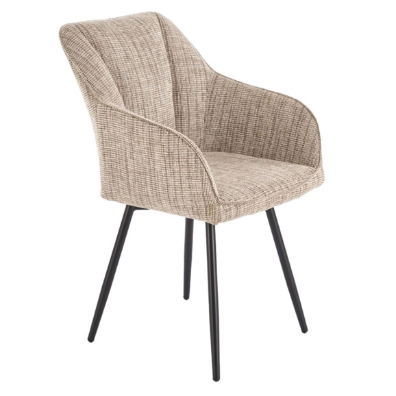 Стул кухонный Affect, бежевый, черный - фото 1