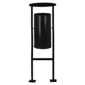 Фотография товара Урна уличная круглая качающаяся УК-1, черная от компании ChiedoCover.