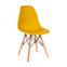 Настоящее фото товара Стул пластиковый Eames, горчичный, произведённого компанией ChiedoCover