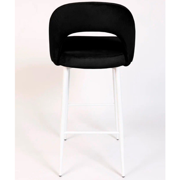 Стул Пиннате, барный, черный, белый, велюр - фото 6