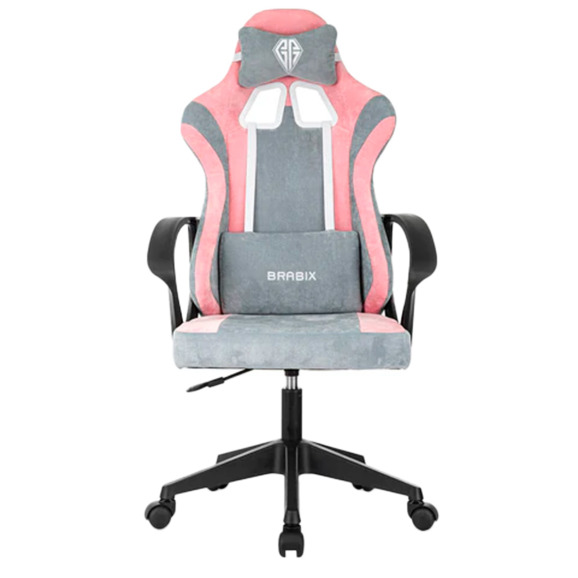 Кресло компьютерное Pulse, розовый, серый - фото 2