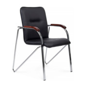 Фотография товара Стул Самба с деревянными подлокотниками, черный от компании ChiedoCover.