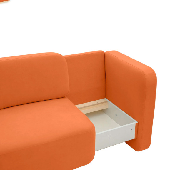 Кушетка-диван Хьюст-1, оранжевый - фото 5