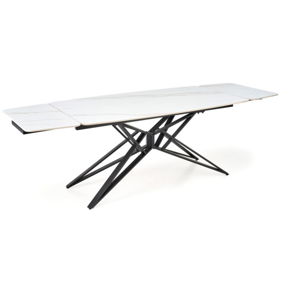 Стол обеденный Being, белый мрамор, черный - фото 2