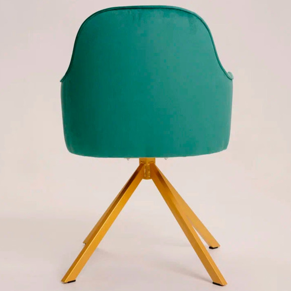 Кресло Сета, пирамида, зеленый, золотой - фото 5