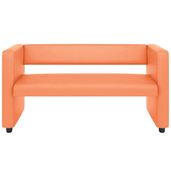 Диван Тепал, экокожа, оранжевый Диван Тепал, экокожа, оранжевый - фото 2