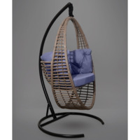Подвесное кресло-кокон Derbent, коричневое