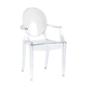 Фотография товара Стул Sonya с подлокотниками прозрачный от компании ChiedoCover.