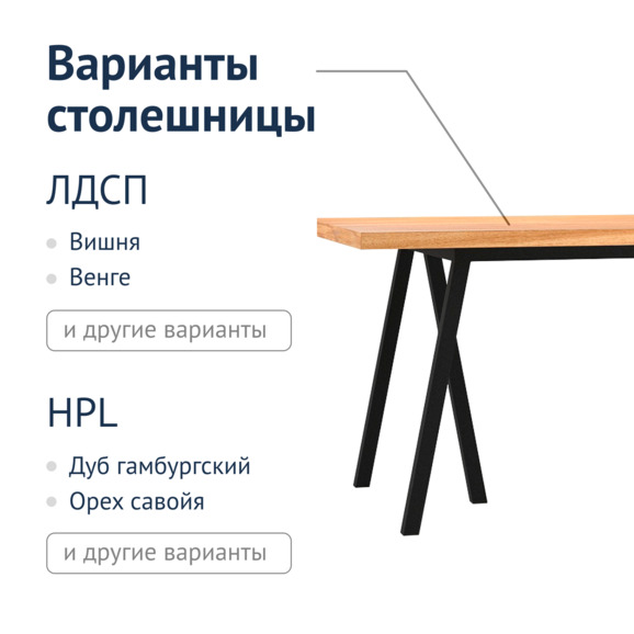 Стол Лофт Нево - фото 2