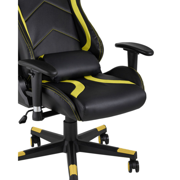 Кресло игровое TopChairs Cayenne желтое - фото 4