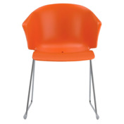 Кресло пластиковое Grace, оранжевый