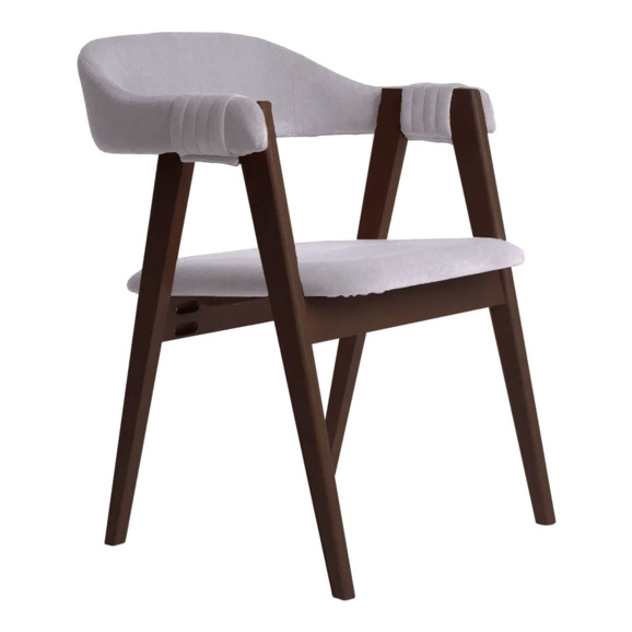 Полукресло Дольче, велюр Тиара 80, каркас венге Полукресло Дольче, велюр Тиара 80, каркас венге - фото 3