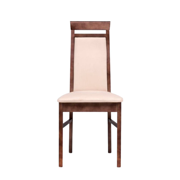 Деревянный стул Амиата бежевый / орех Деревянный стул Амиата бежевый / орех - фото 2