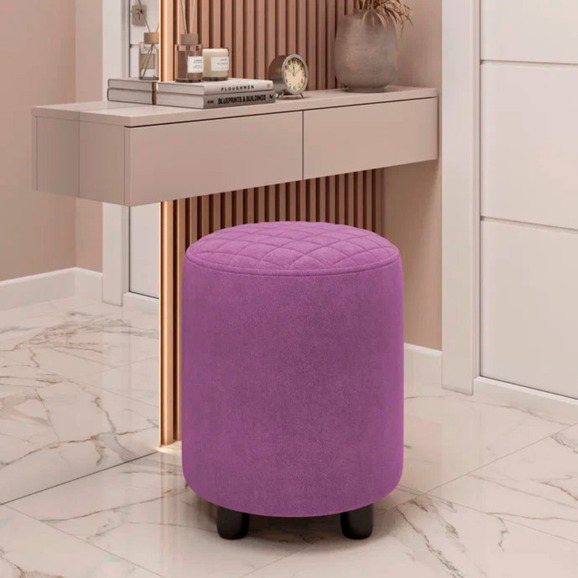 Пуф Тепал, велюр, фиолетовый Пуф Тепал, велюр, фиолетовый - фото 5